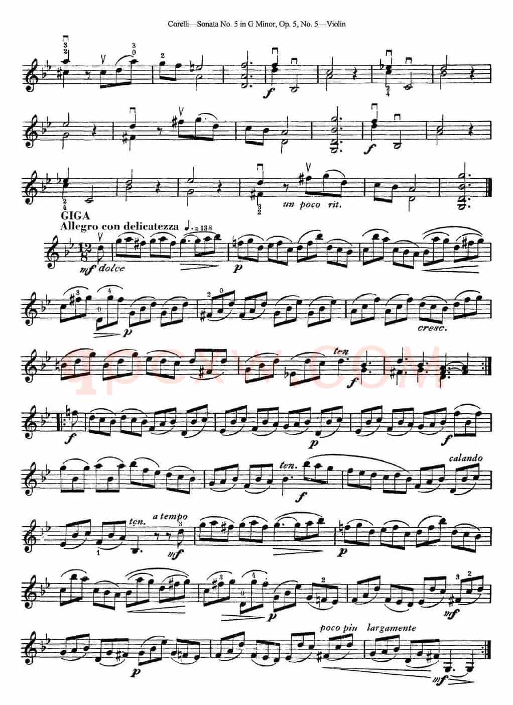 Sonata No.5 in G MinorOp.5 No.5