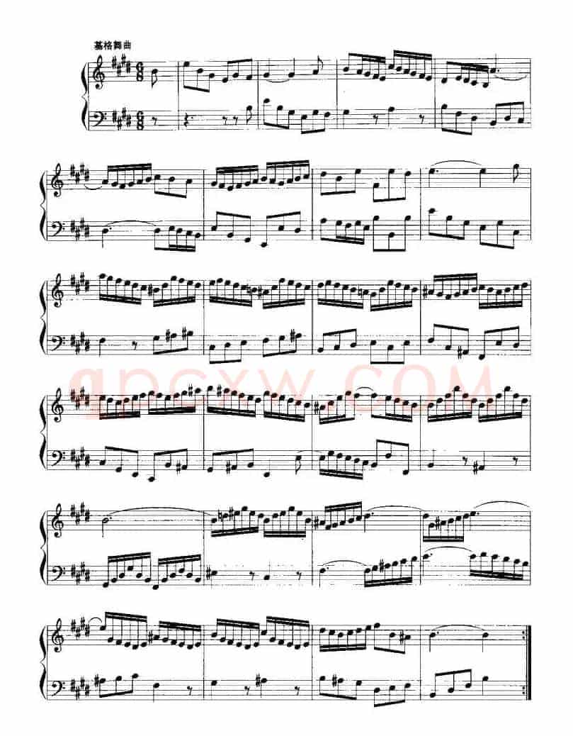 第六法国组曲