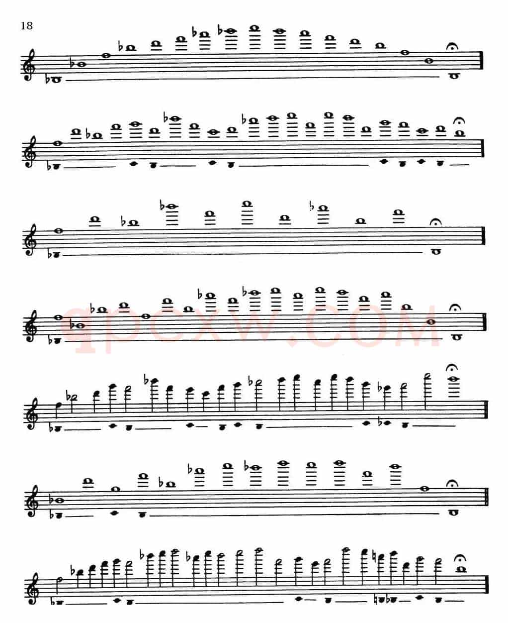 Top Tones For Sax（Methode）（萨克斯大小调音阶练习）
