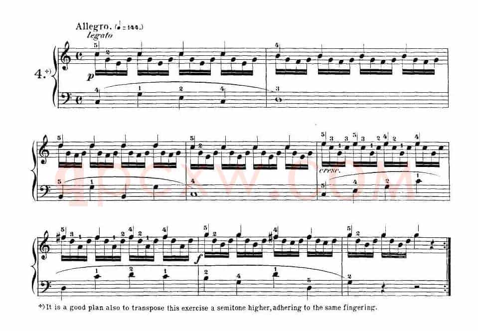 Czerny - 30 New Studies - 4（车尔尼Op849 - 30首练习曲）