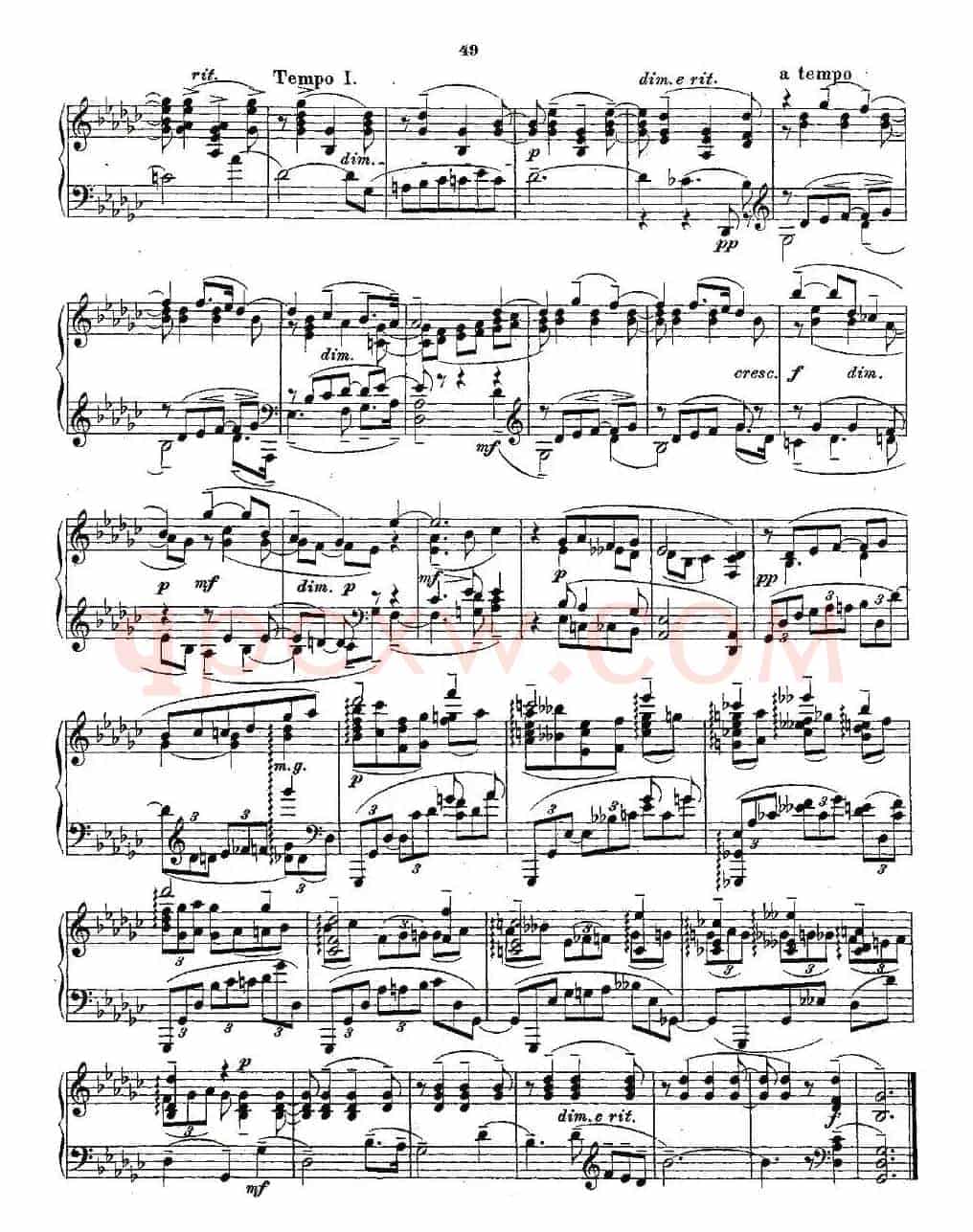 10首《前奏曲》之十（Rachmaninoff 10 Preludes, Op.23）
