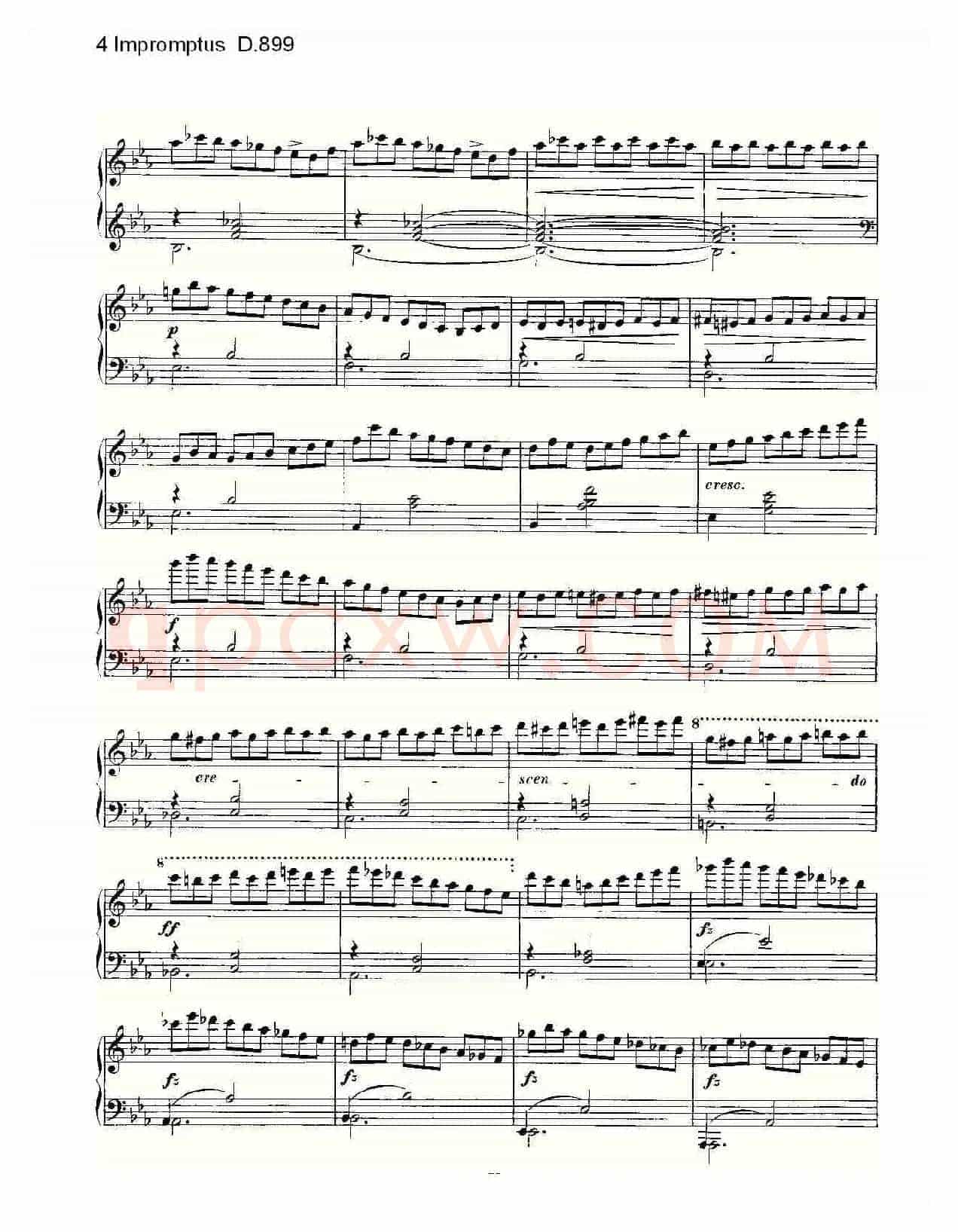 4 Impromptus D.899(4人即兴演奏 D.899)