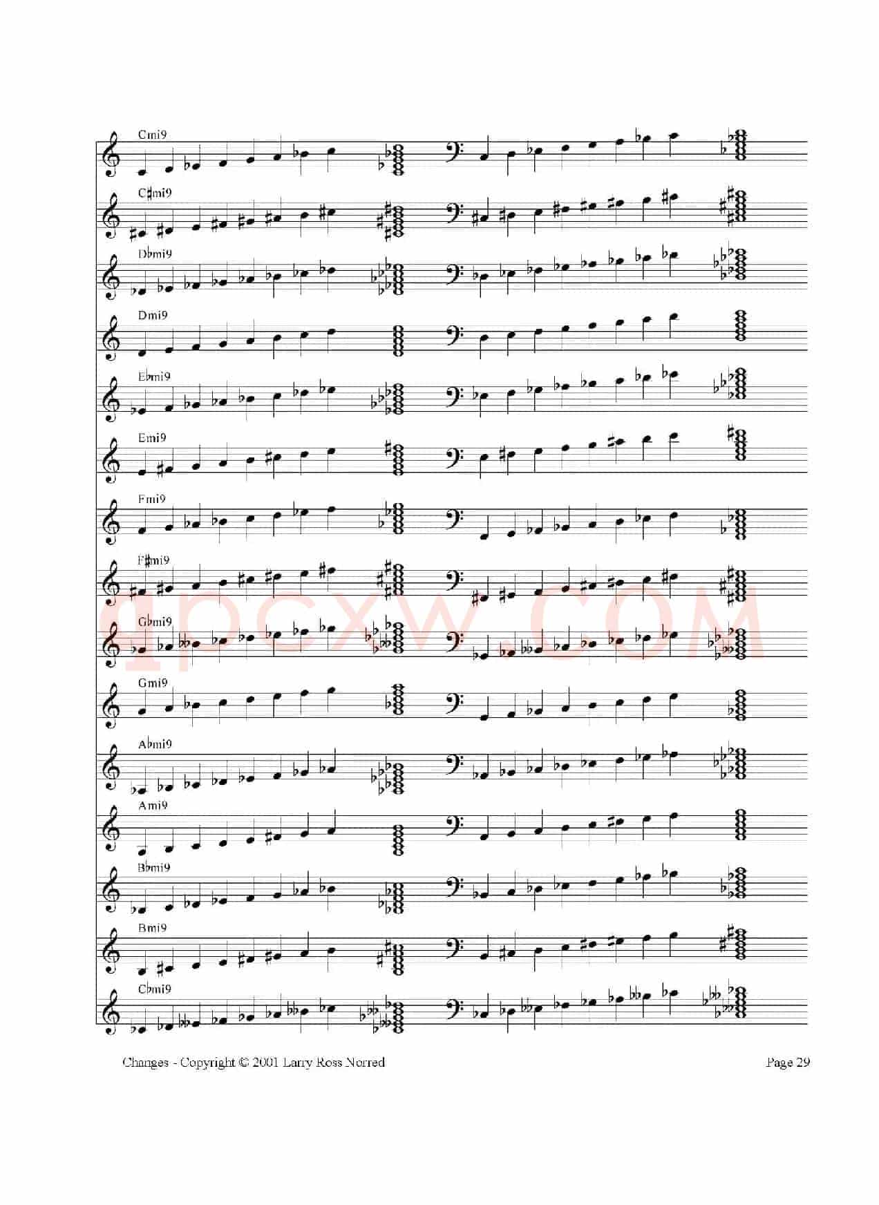 常见爵士音阶（P.21——40）