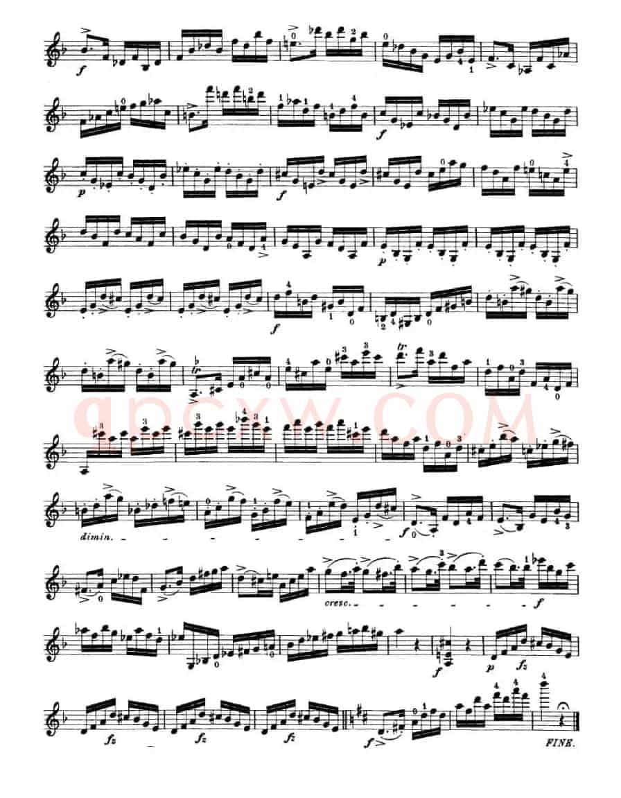 24首小提琴练习曲之24 