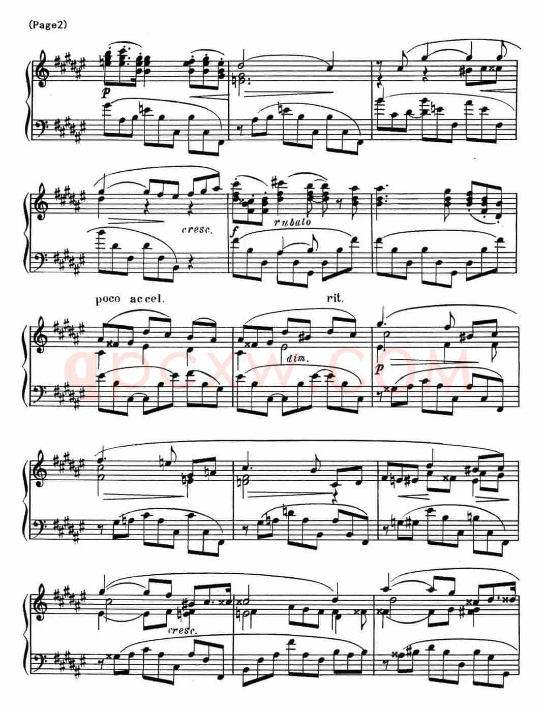 斯克里亚宾8首钢琴练习曲 Op42（No.4 Alexander Scriabin Etudes）
