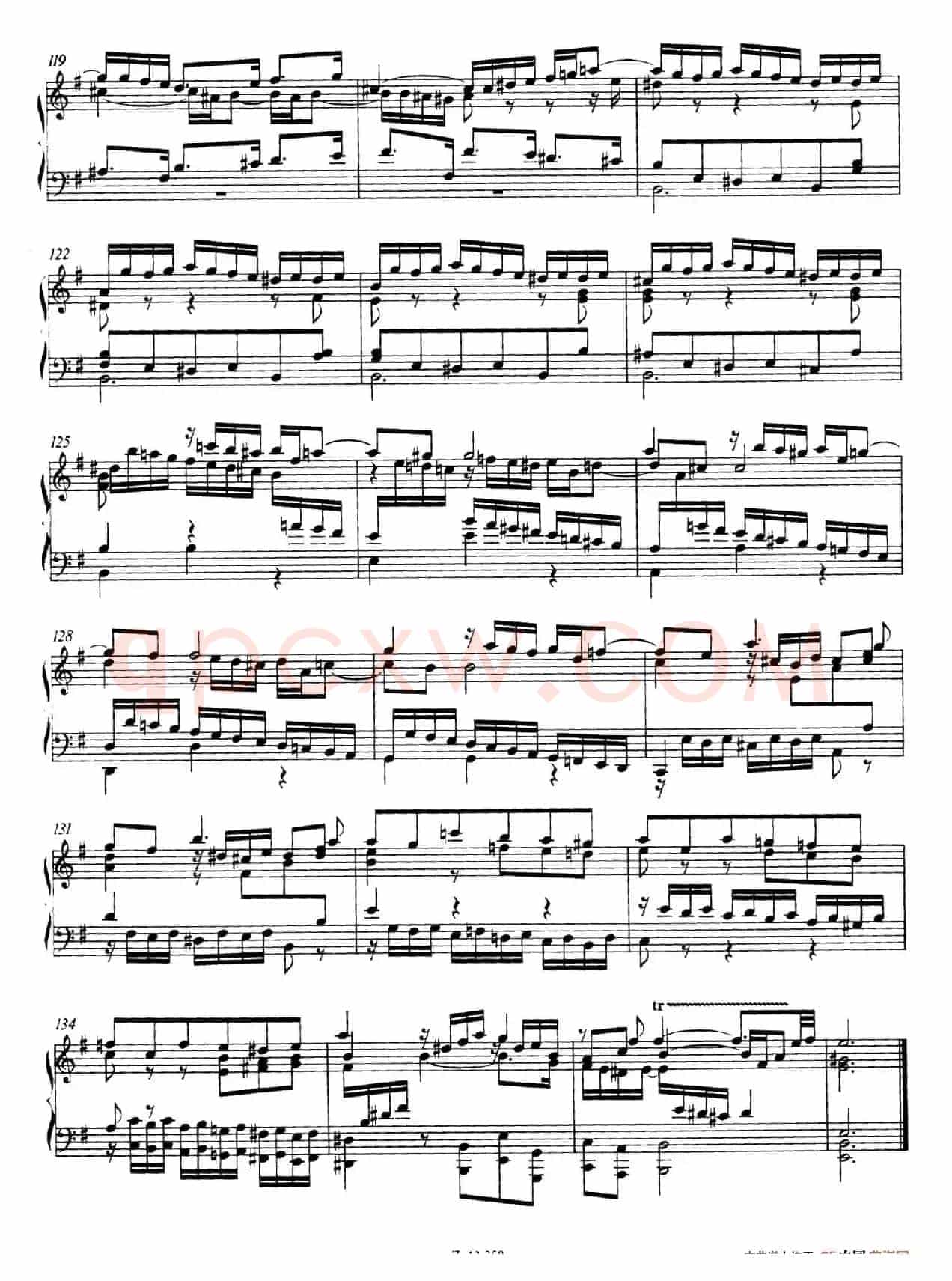 Prelude and Fugue in e Minor BWV 548（e小调前奏曲与赋格）