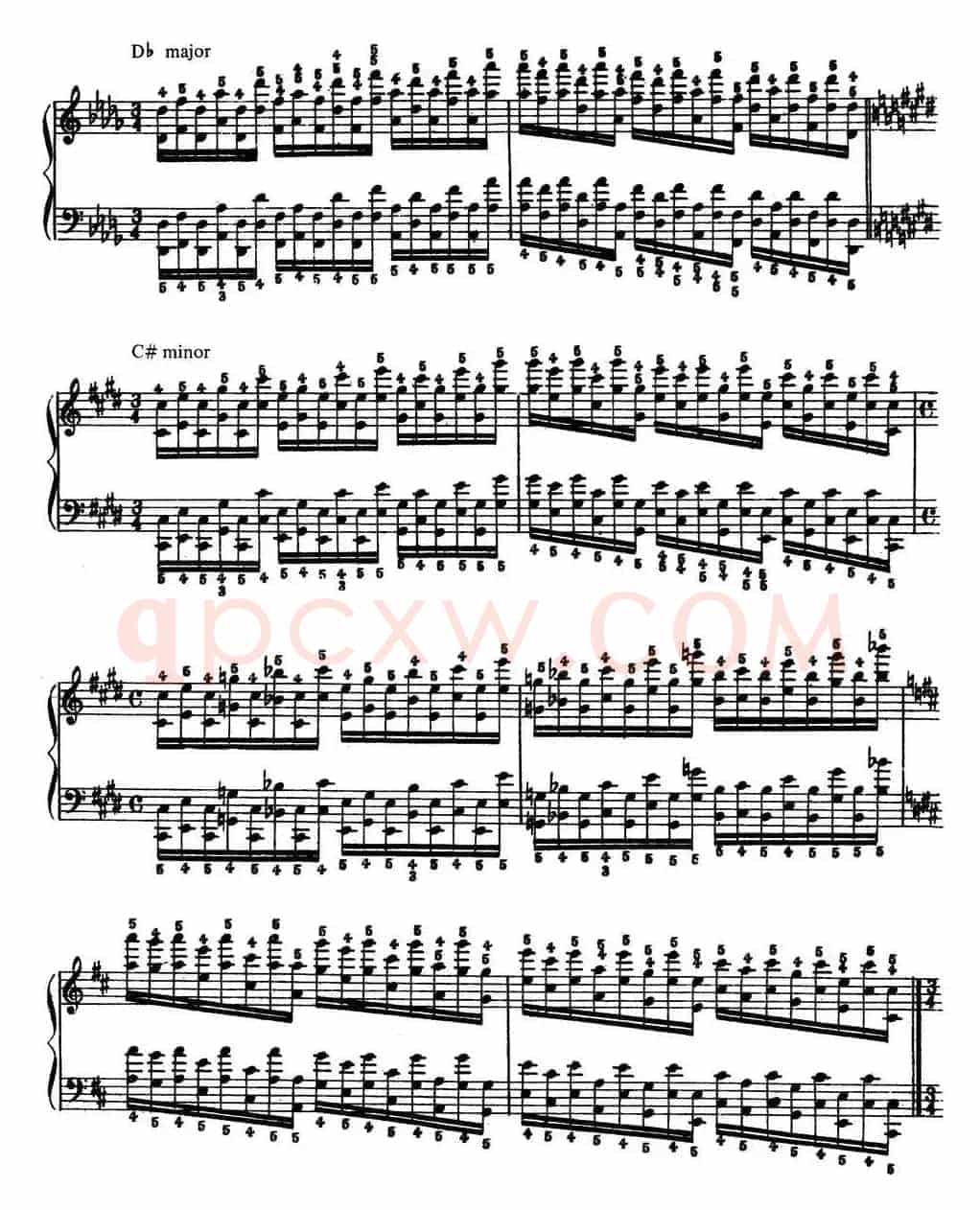 Technical Exercises S.146(李斯特钢琴技巧练习 BOOK Ⅻ)