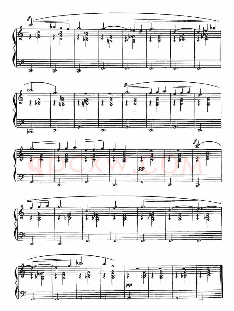 现代钢琴曲：11、裸体歌舞（一种希腊宗教舞蹈）