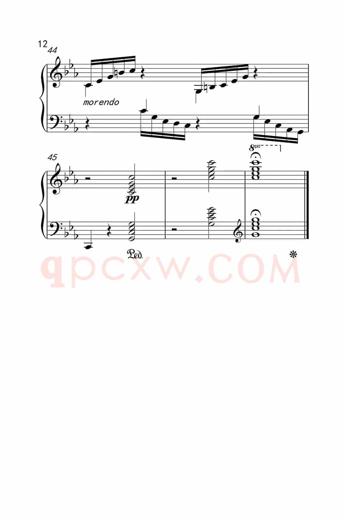 莫什科夫斯基 钢琴练习曲（第十四首）
