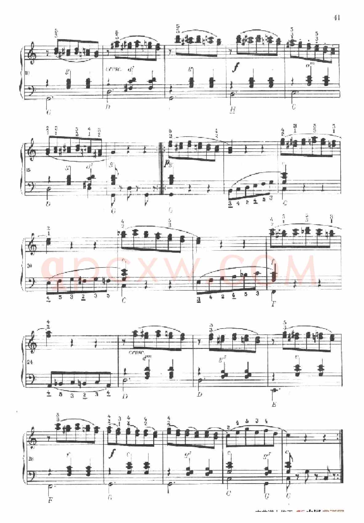 《车尔尼手风琴练习曲集》第Ⅱ册（第18——20首）