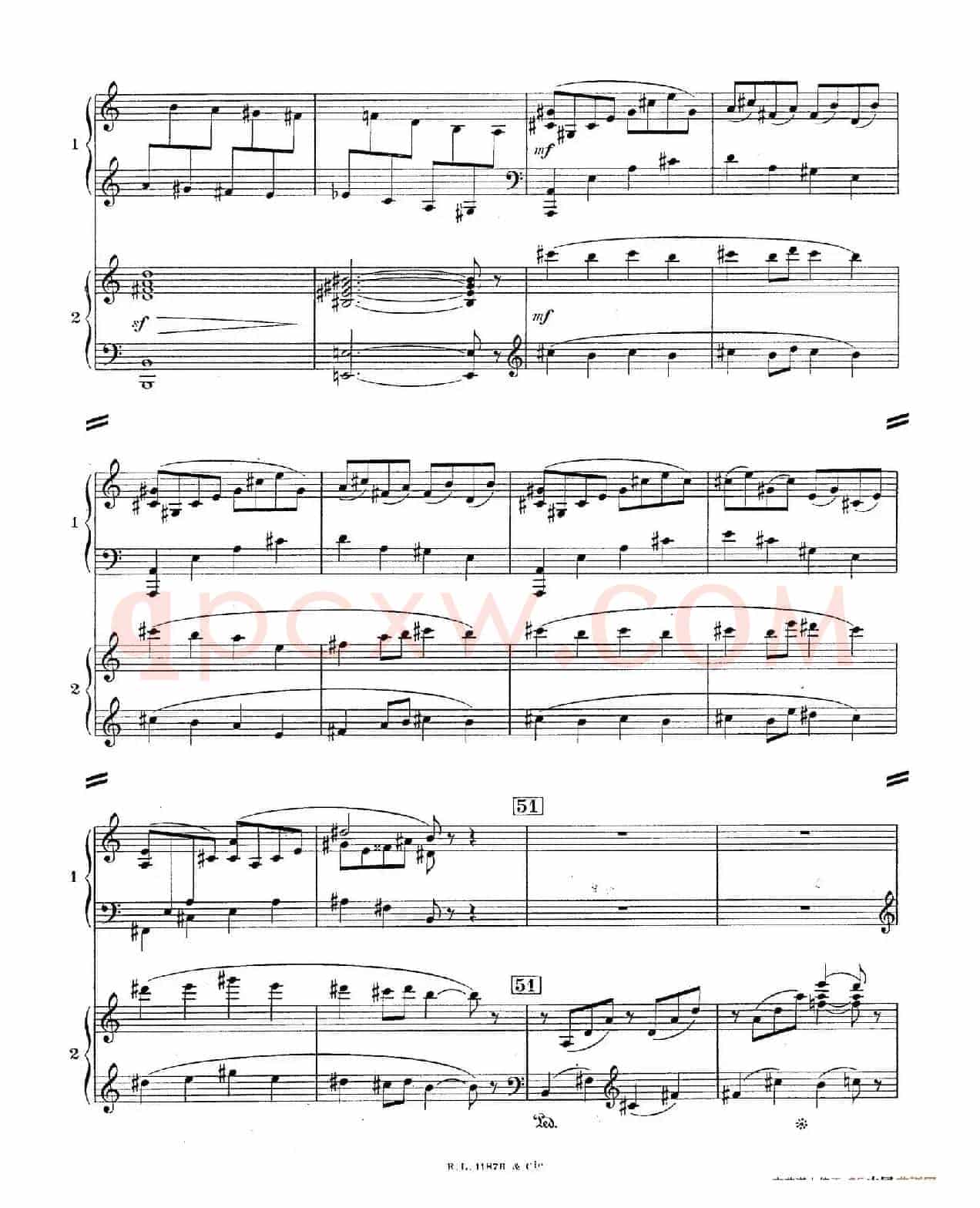 Concerto for 2 Pianos in d Minor(d小调双钢琴协奏曲· 第三乐章)