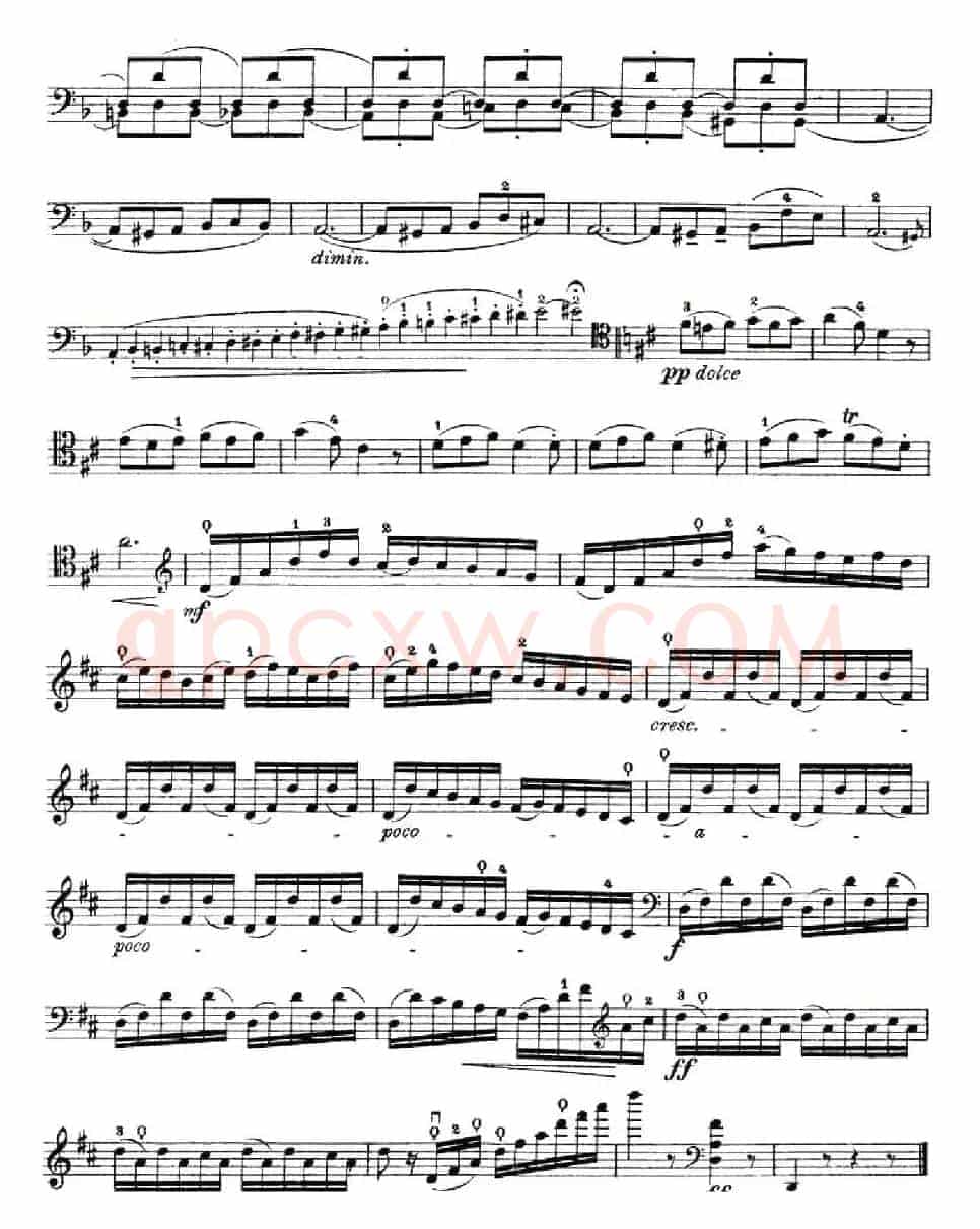 J. Haydn Concerto in D Major（海顿D大调大提琴协奏曲 [大提琴谱]）