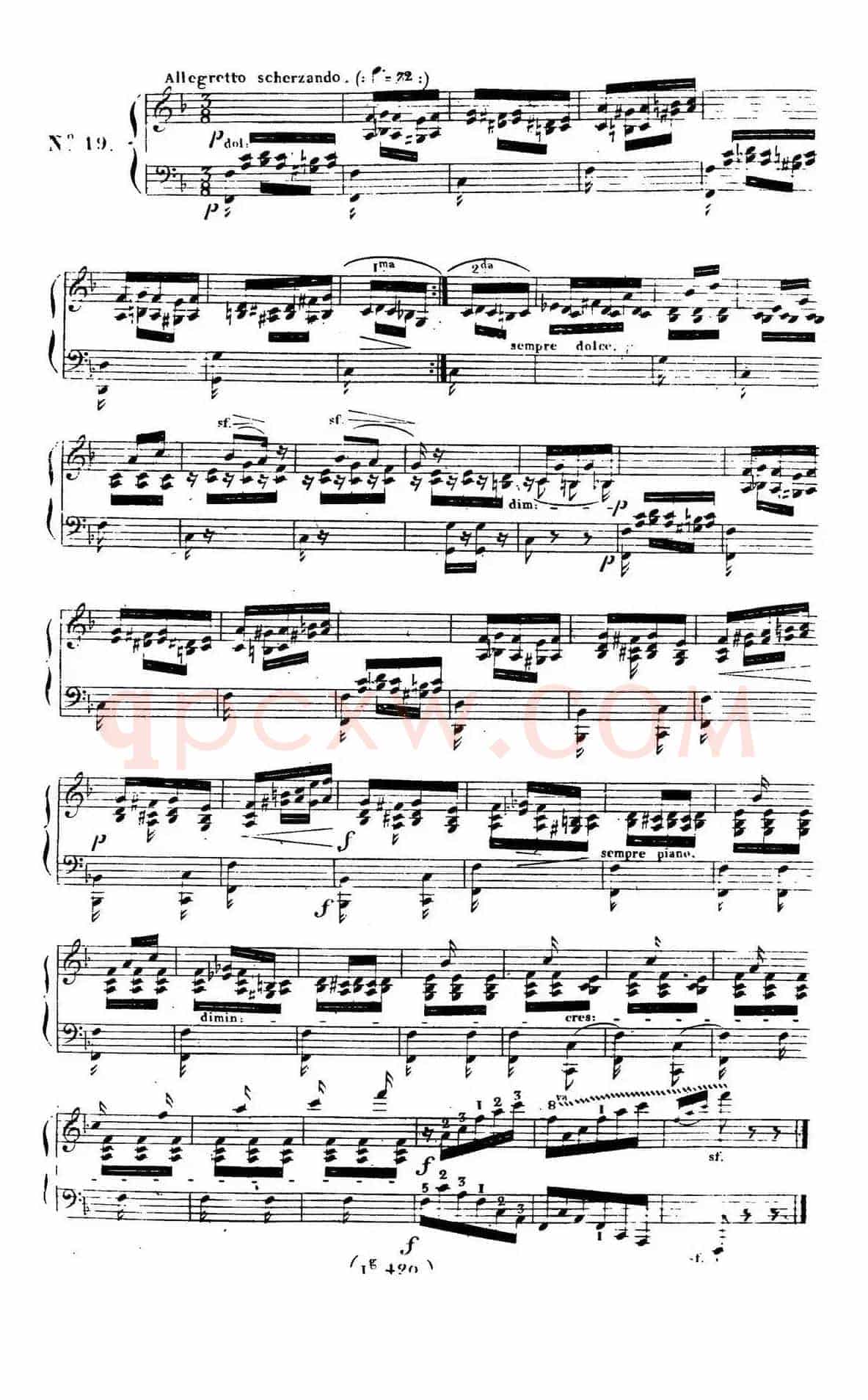 24 Exercices et Preludes Op.21（24首前奏练习曲·19）