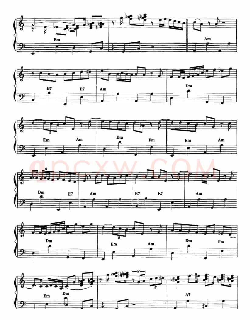 手风琴爵士乐曲：Lullaby of Birdland 摇篮曲
