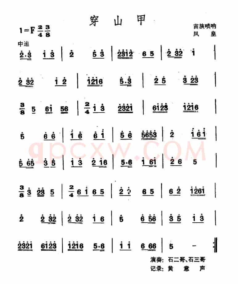 穿山甲 （苗族唢呐）
