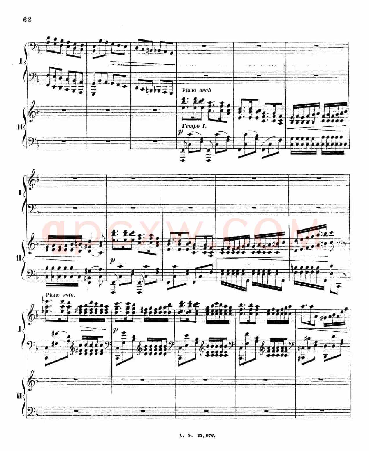 Piano Concerto No.2 in F Major Op.35(F大调第二钢琴协奏曲·Ⅱ·双钢琴)