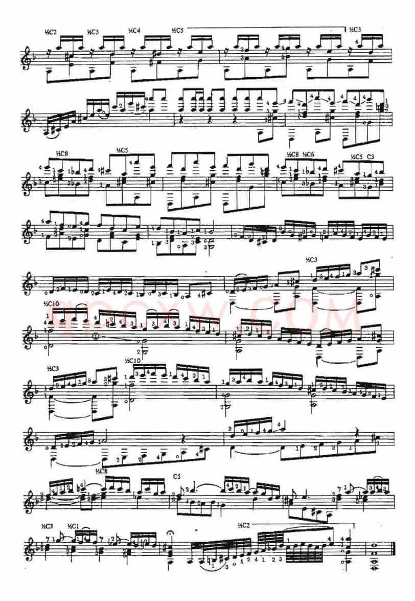 Serenata Morisca（古典吉他）