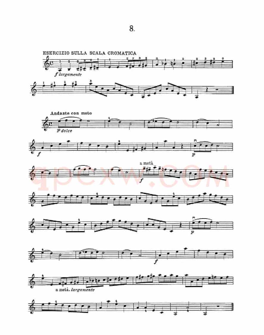 36 Studi Melodici E Facilissimi  Op.48之1—10（36首容易旋律 作品.48）
