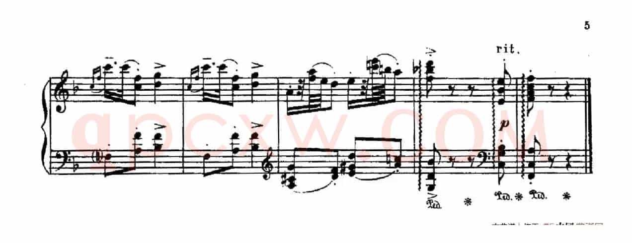 The Red Poppy Op.70（芭蕾舞剧《红罂粟》钢琴独奏版·1）