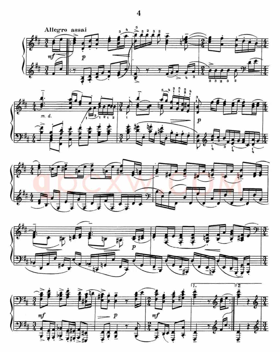 拉赫玛尼诺夫 音画练习曲12或13 Etudes tableaux Op.39 No.4