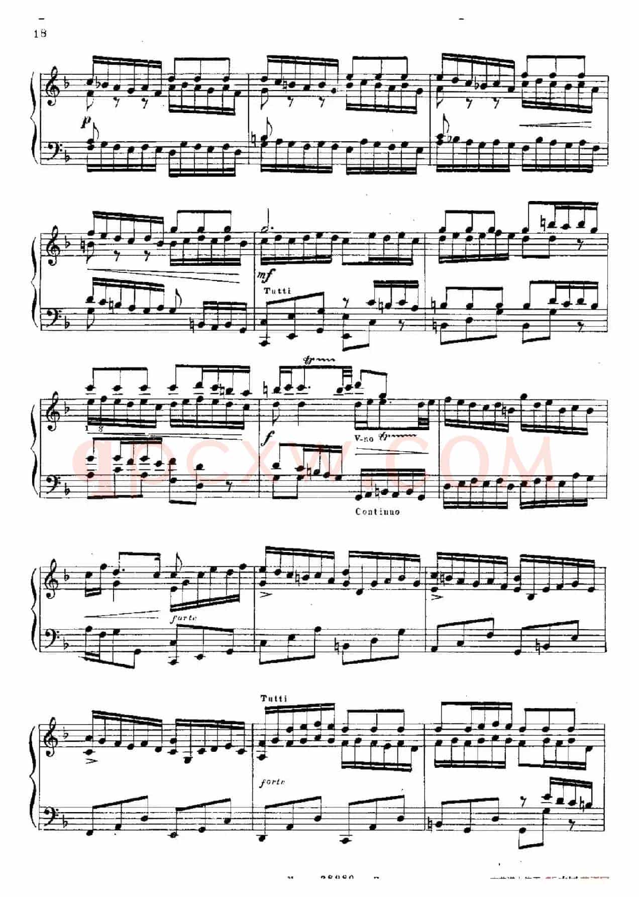 Brandenburg Concerto No.1 in F Major BWV 1046(F大调第一勃兰登堡协奏曲·第三乐章)