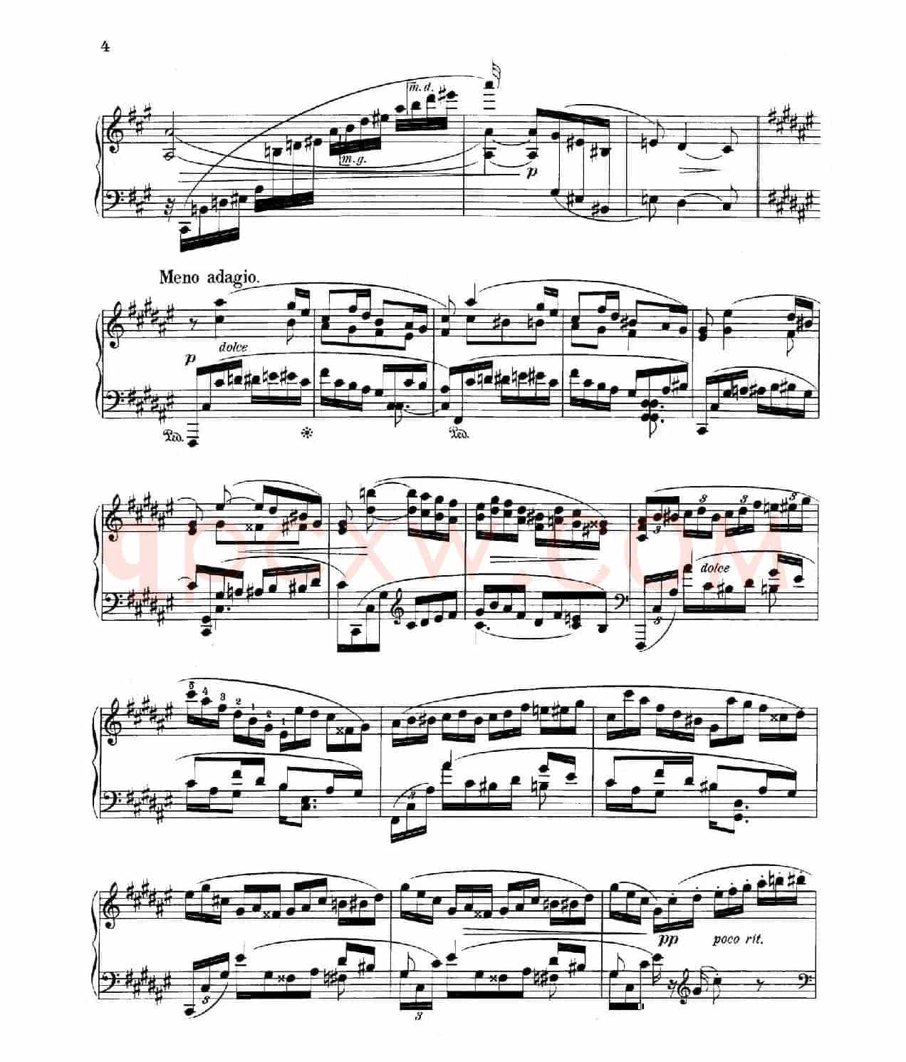 Four Rhapsodies Op.11(4首狂想曲·Ⅱ)