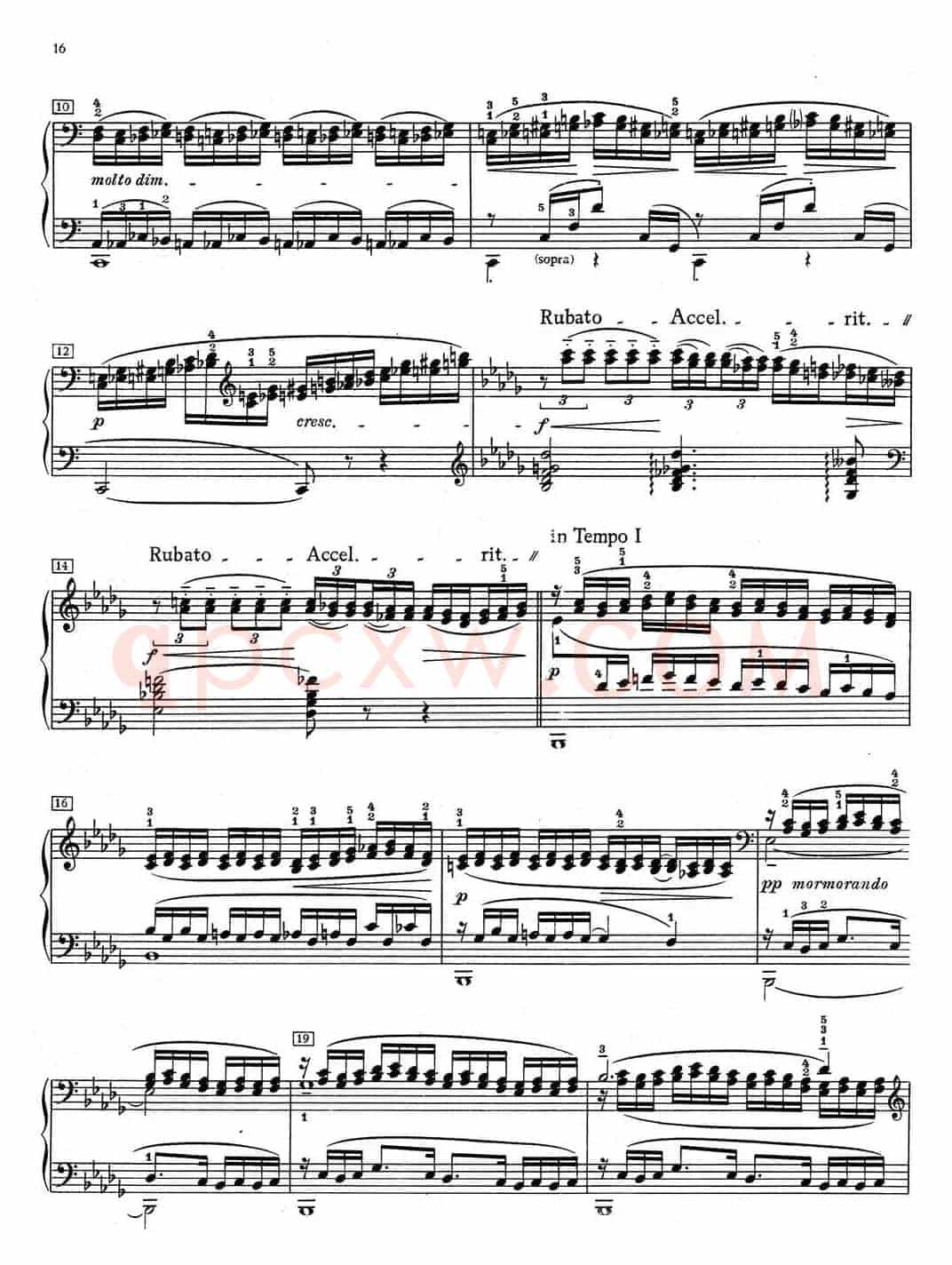 德彪西12首钢琴练习曲(2 三度练习v1.0 tierces)