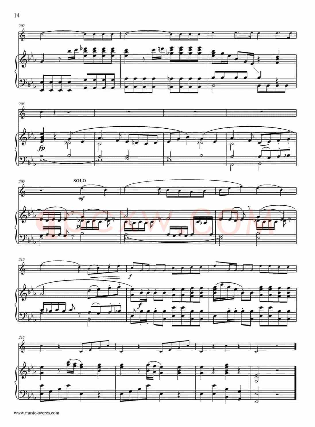 Mozart：Concerto KV495 No.4-1st（中音萨克斯+钢琴伴奏）