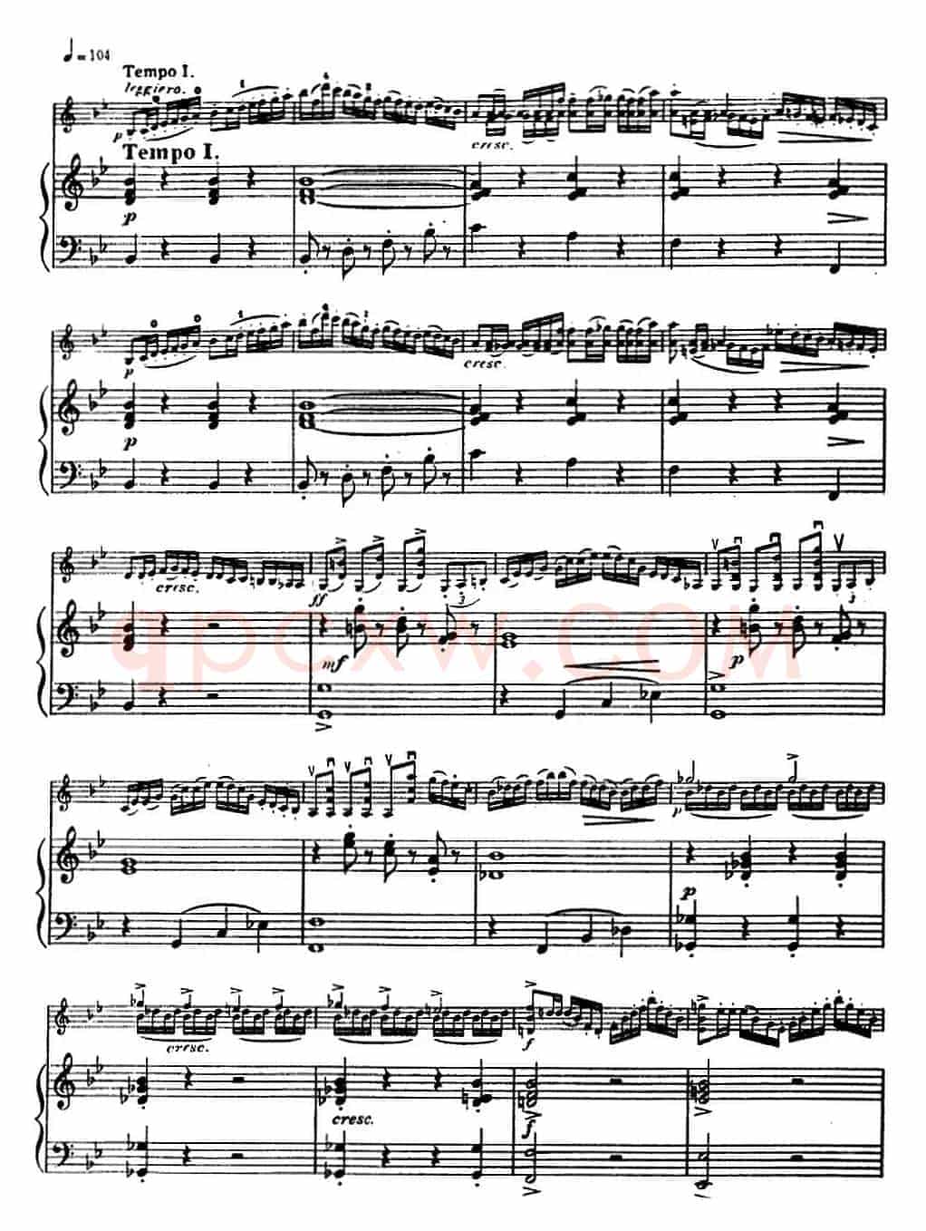 塞茨初级小提琴协奏曲Op.12（g小调学生协奏曲）