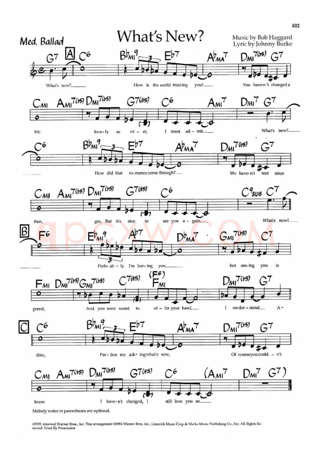 What's New?（爵士钢琴曲）