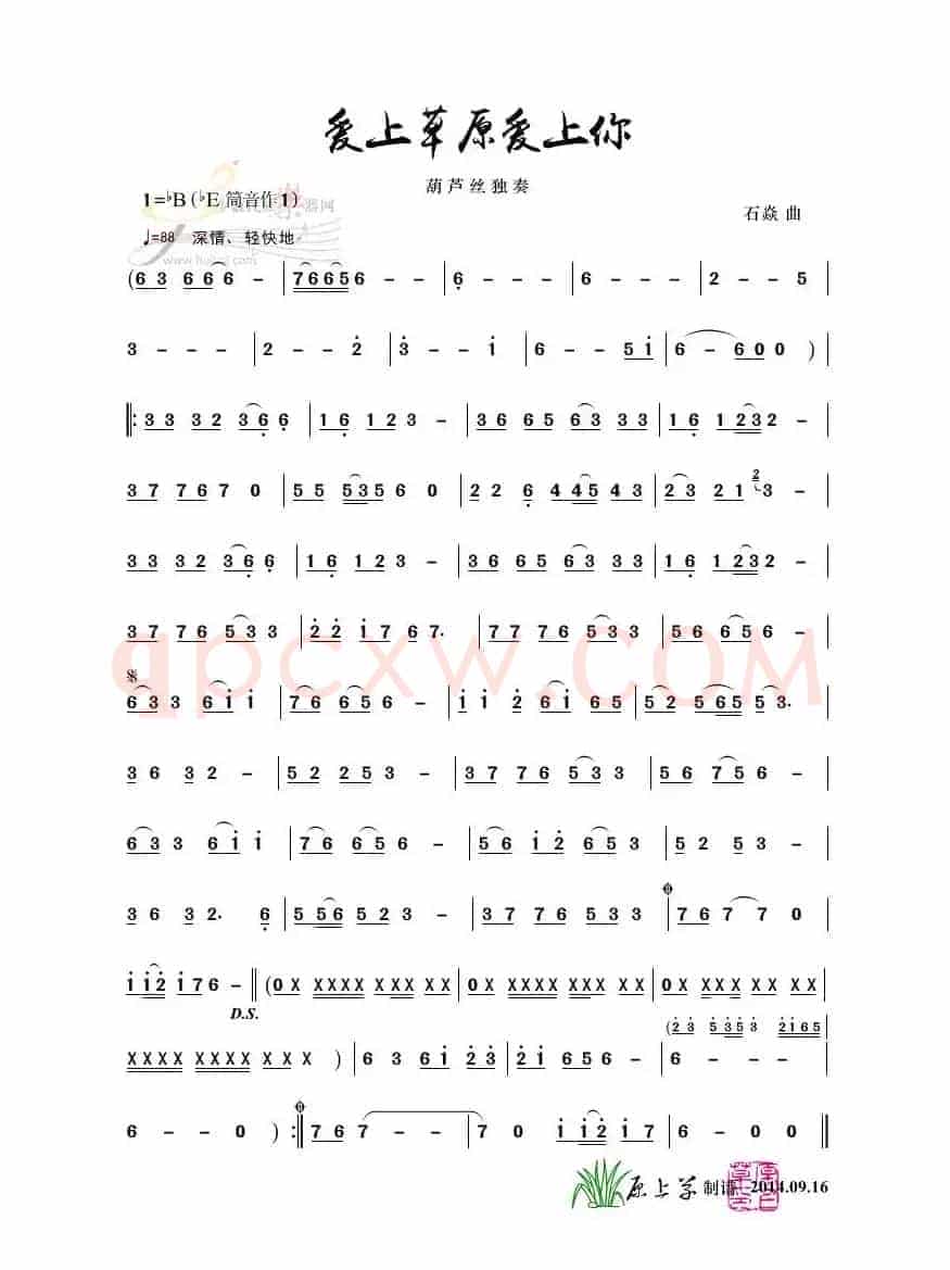 爱上草原爱上你