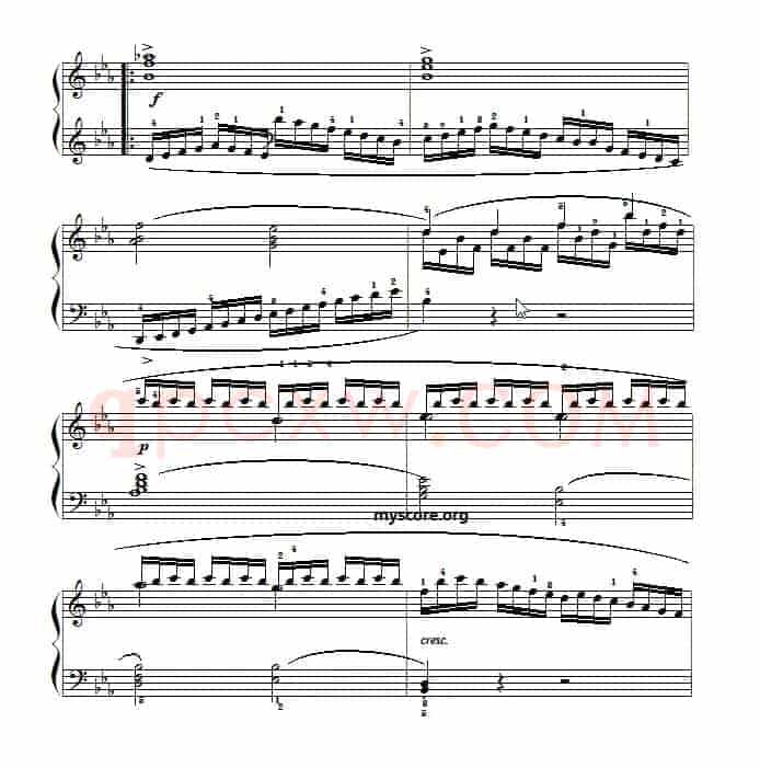 车尔尼（Czerny）849第18首曲谱及练习指导