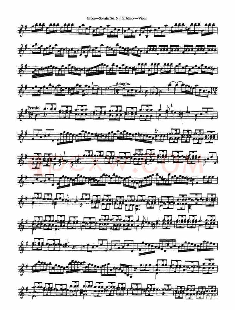 Sonata No.5 in E Minor