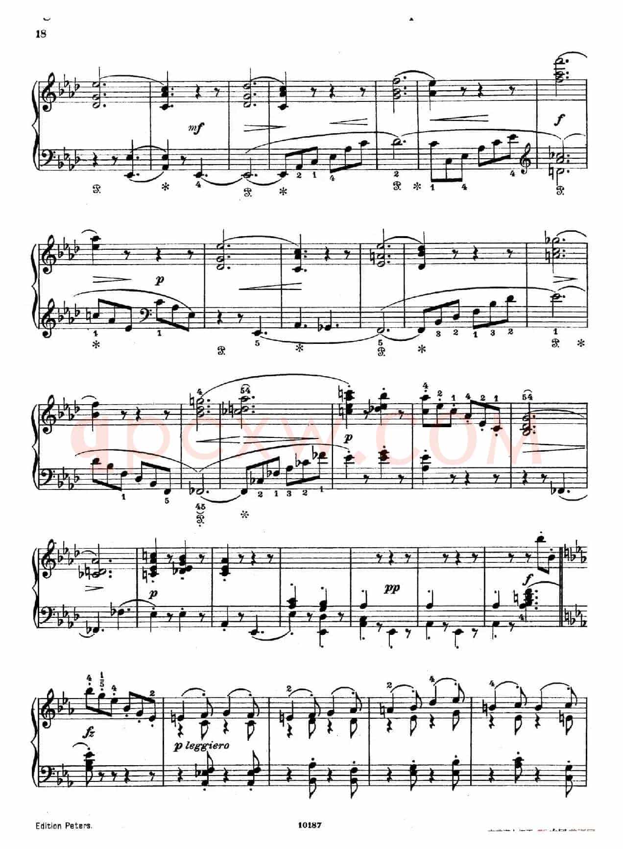Akvareller Op.19(水彩画 6. 随想曲)