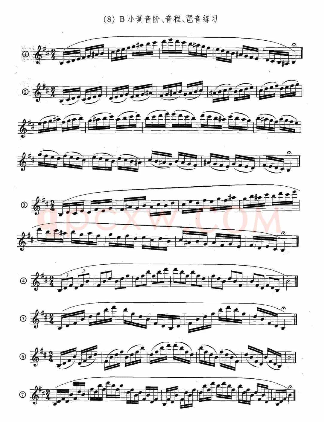 萨克斯练习曲合集（5—33）日常基础练习