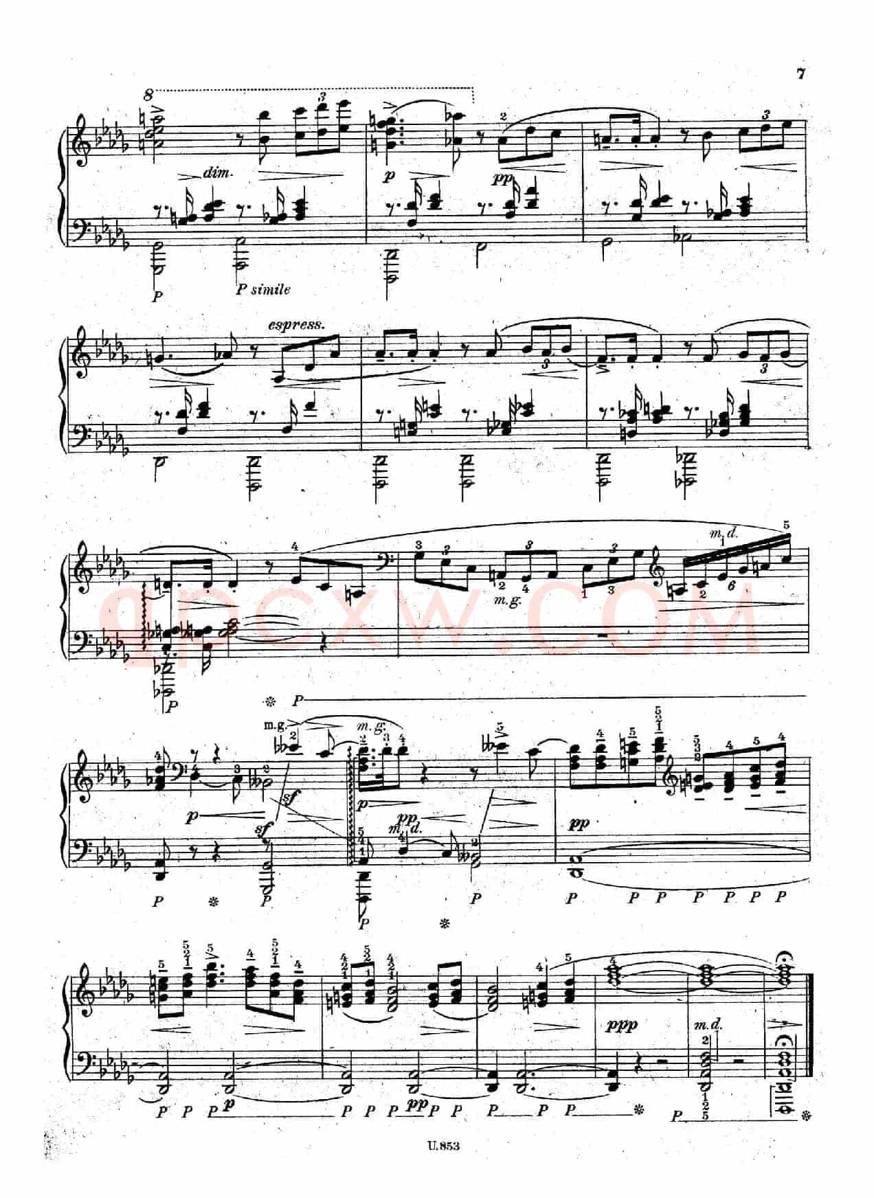 Six Piano Pieces Op.7（6首钢琴小品·Ⅰ）