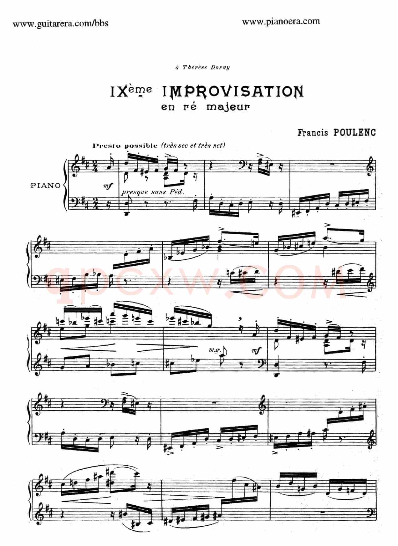 15 Improvisations(15首即兴曲·Ⅸ)