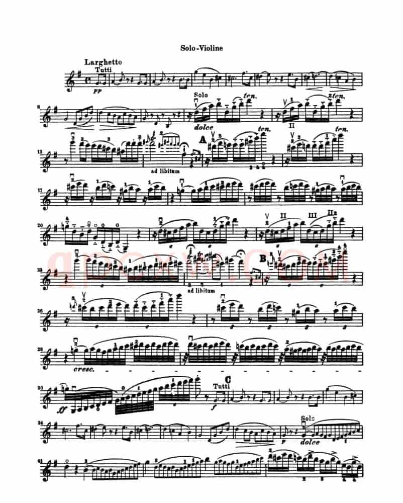Konzert fur Violine（贝多芬小提琴协奏曲）