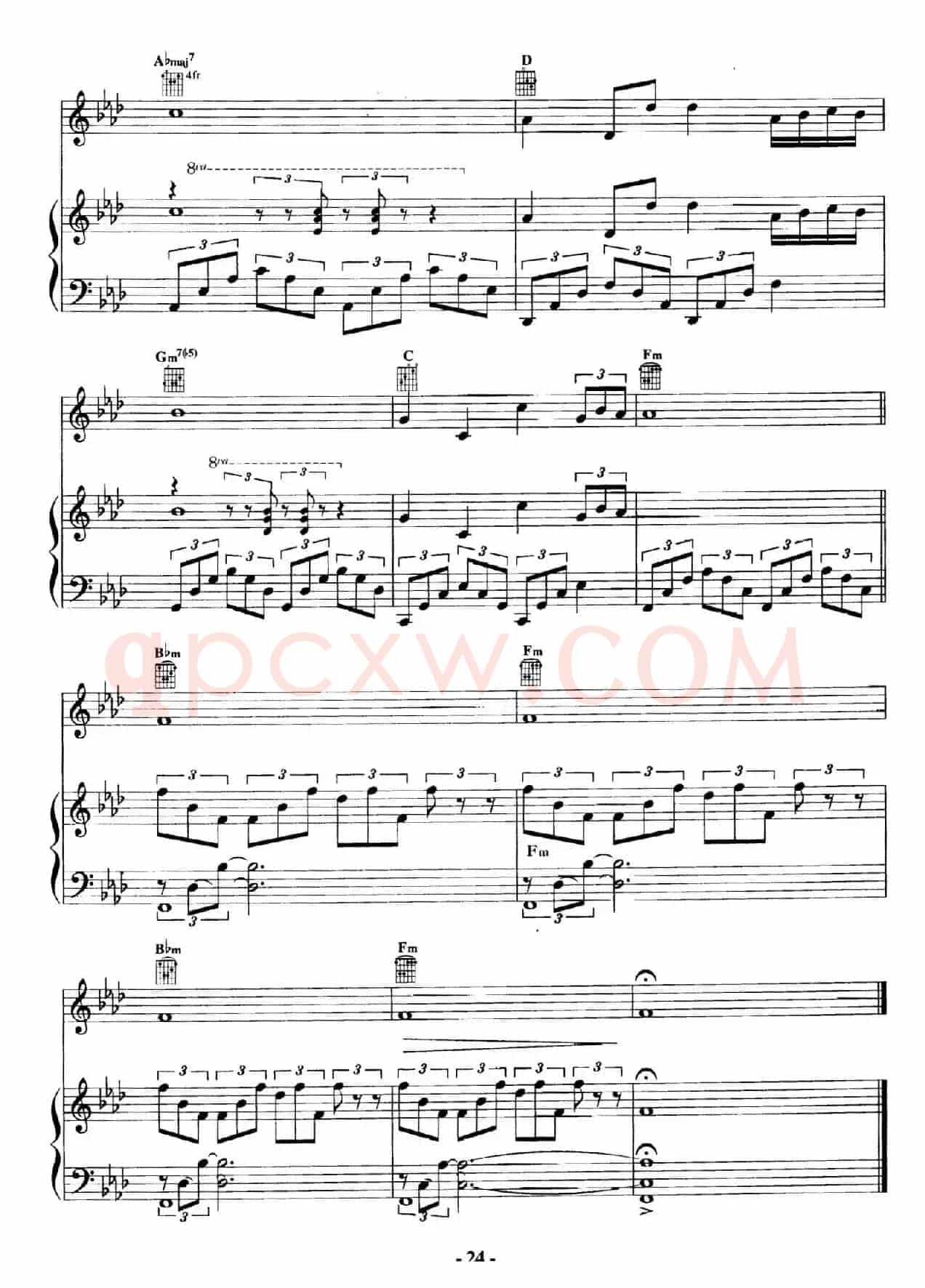 电影配乐大师莫瑞康最佳20首钢琴谱（Best of Ennio Morricone·6）