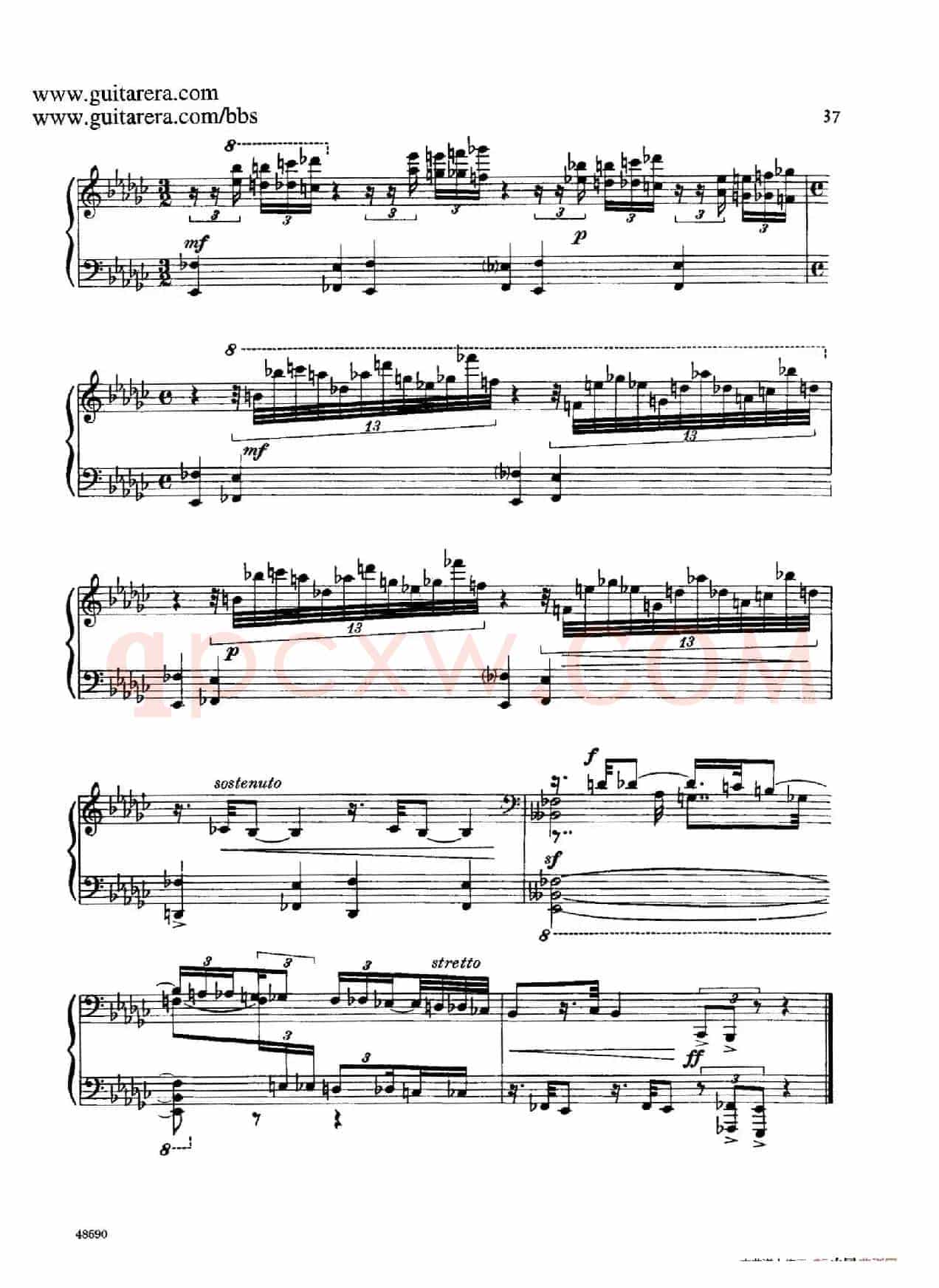 Piano Sonata Op.26(钢琴奏鸣曲·第一乐章)