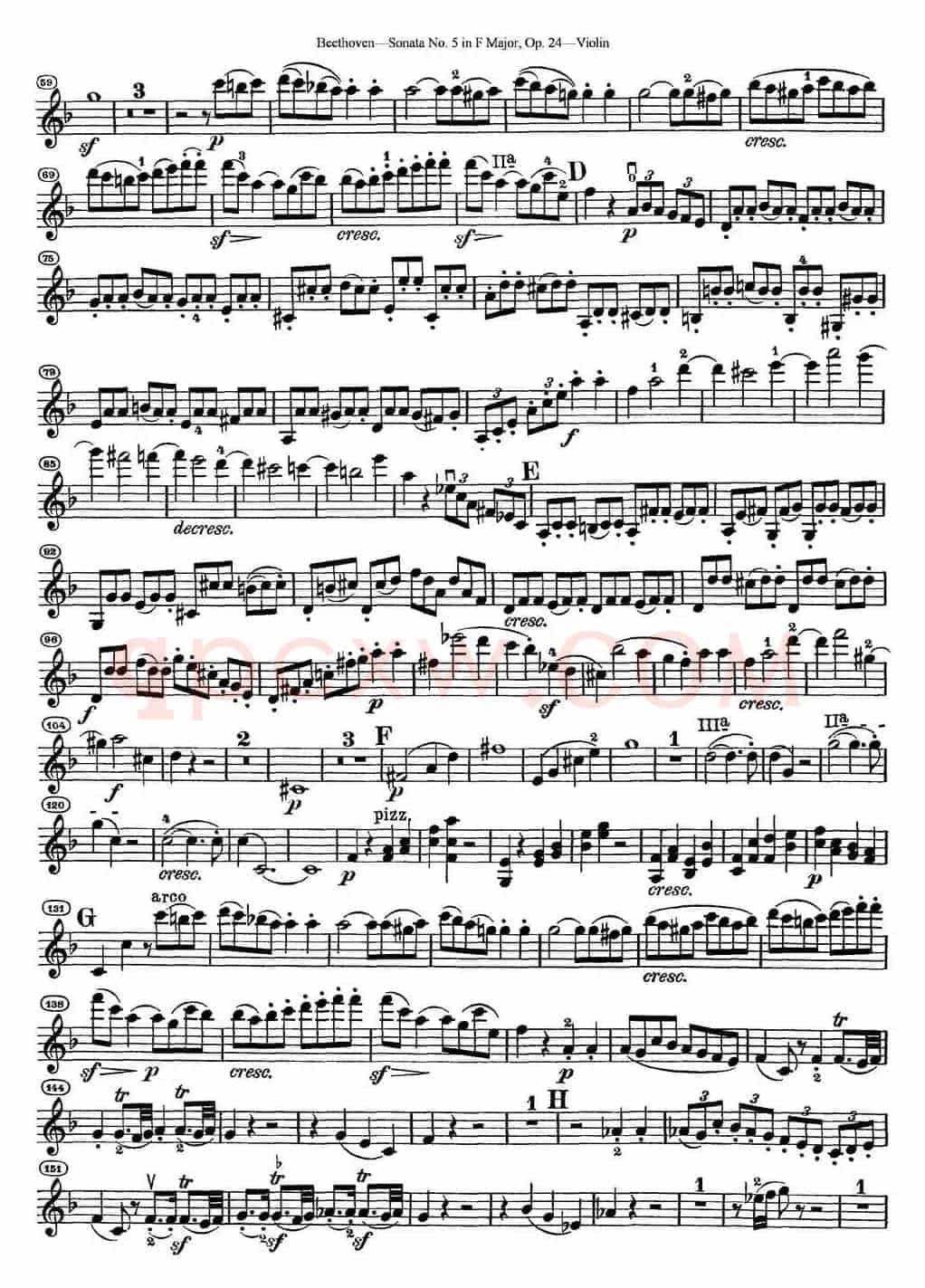 Violin Sonata No.5 in F Major Op.24