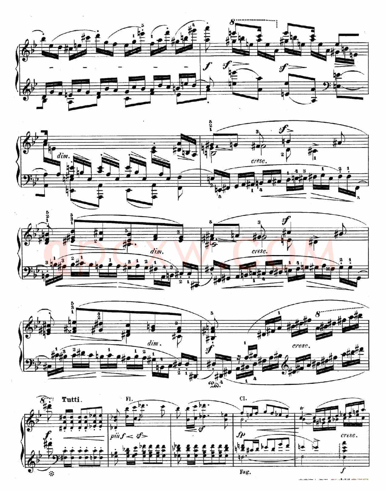 降B大调莫扎特主题变奏曲 Op.2(为钢琴与乐队而作)
