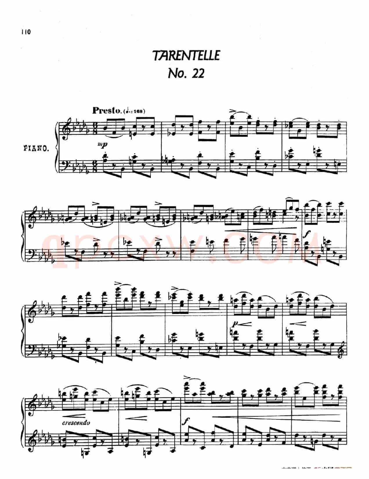 24 Characteristic Pieces Op.36(24首性格小品·22)