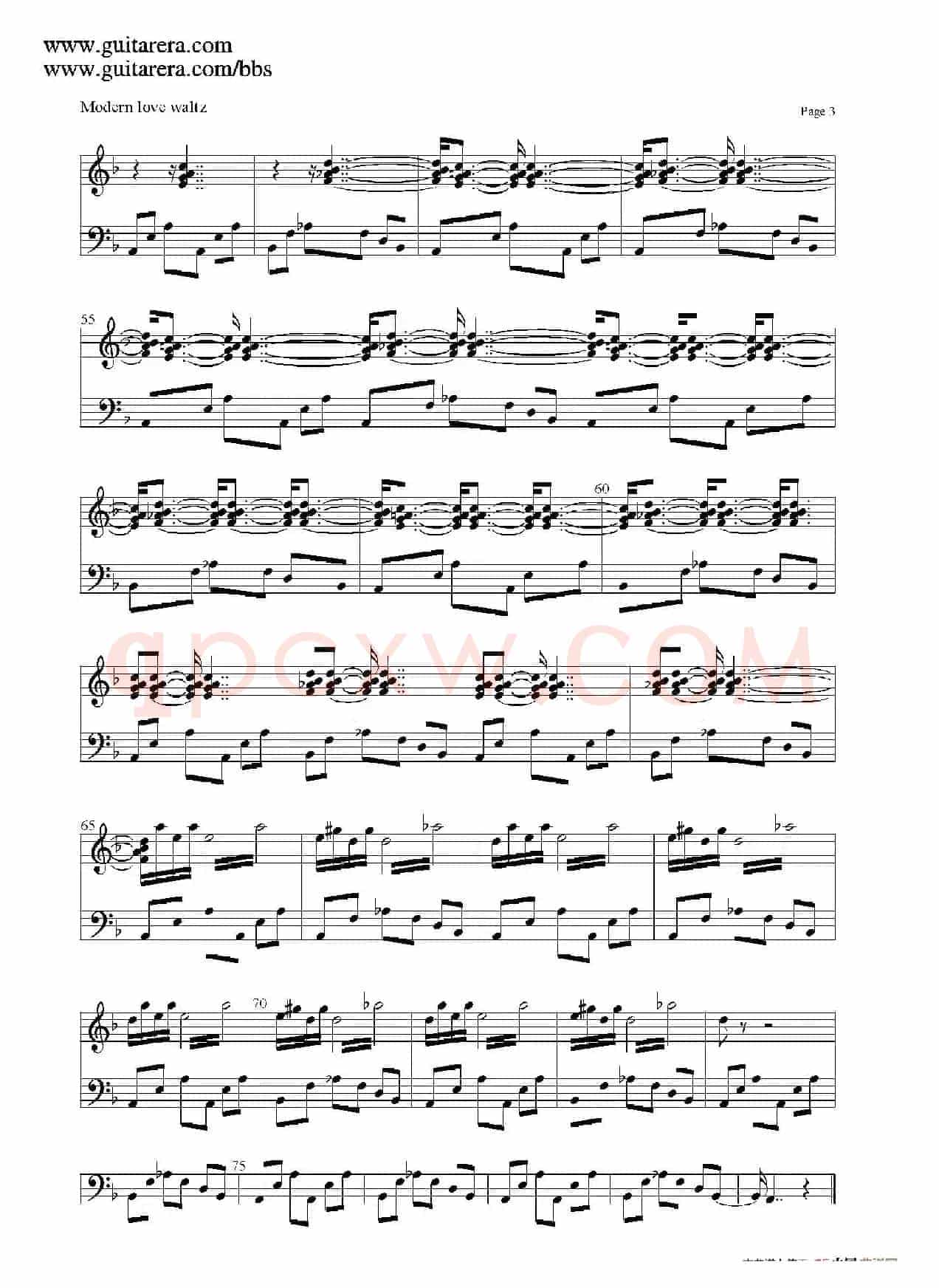 Modern Love Waltz （现代爱情圆舞曲）