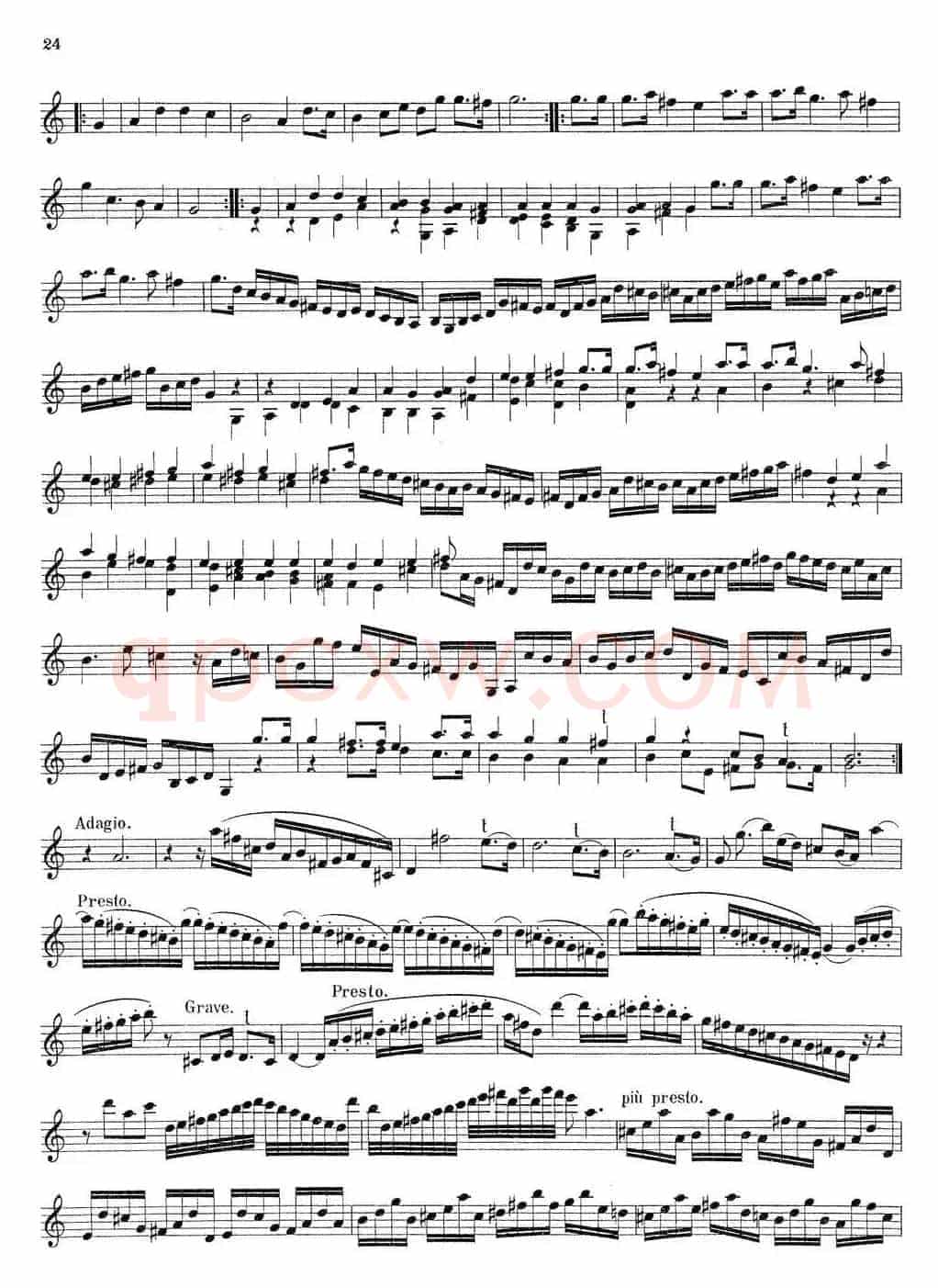 Biber Violin Sonata VII