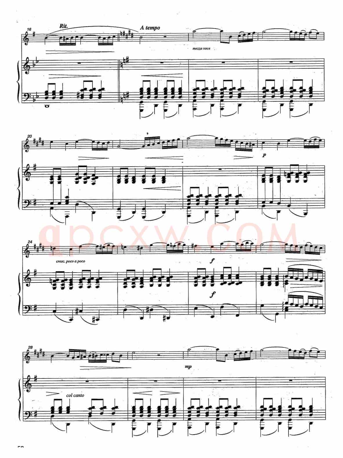 Andantino（中音萨克所+钢琴伴奏）
