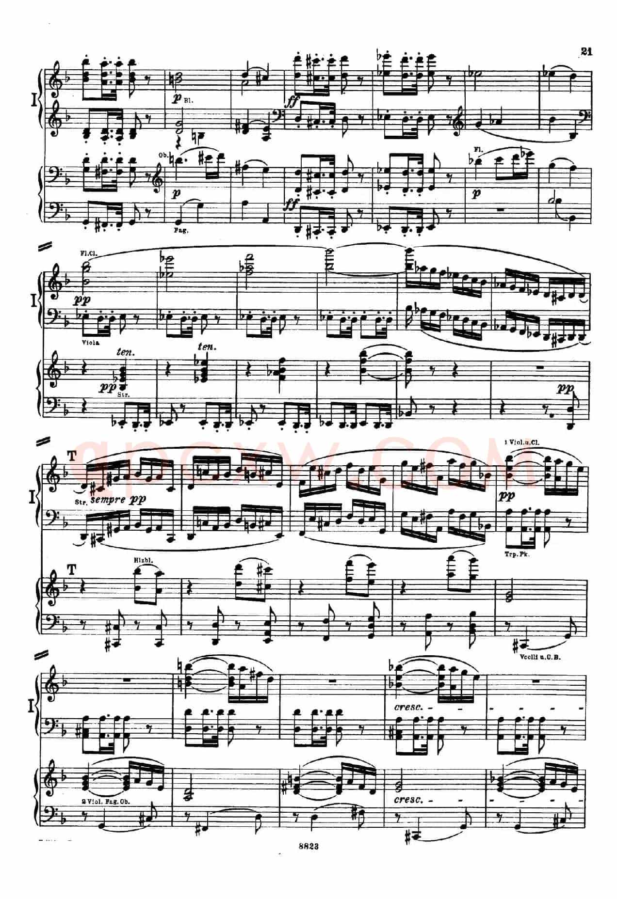 d小调第九交响曲 Op.125(双钢琴P13——22)
