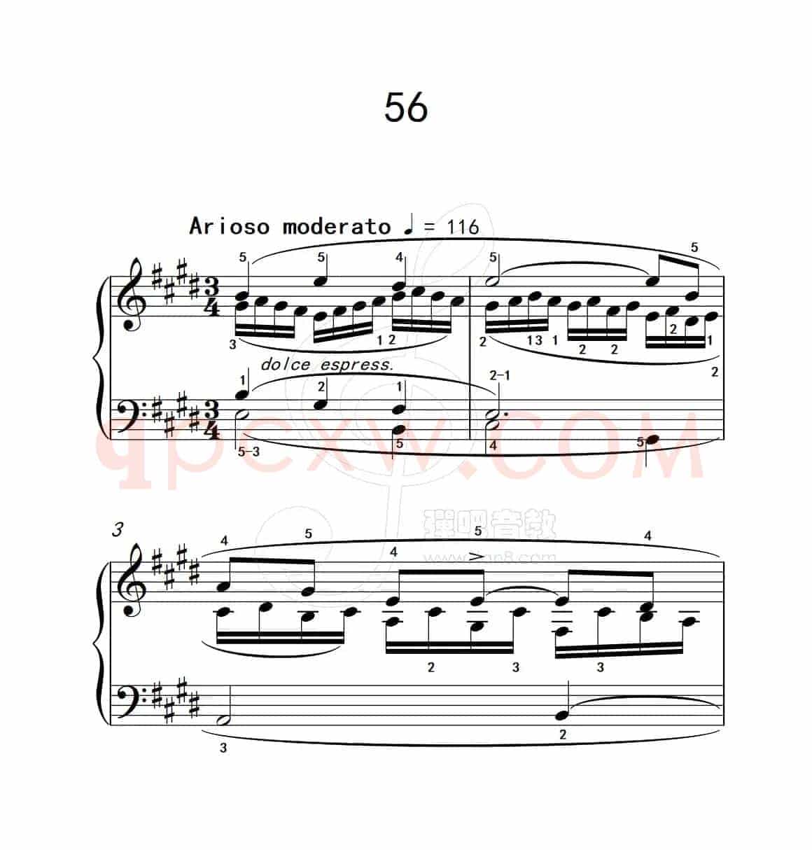 练习曲 56（克拉莫钢琴练习曲60首）