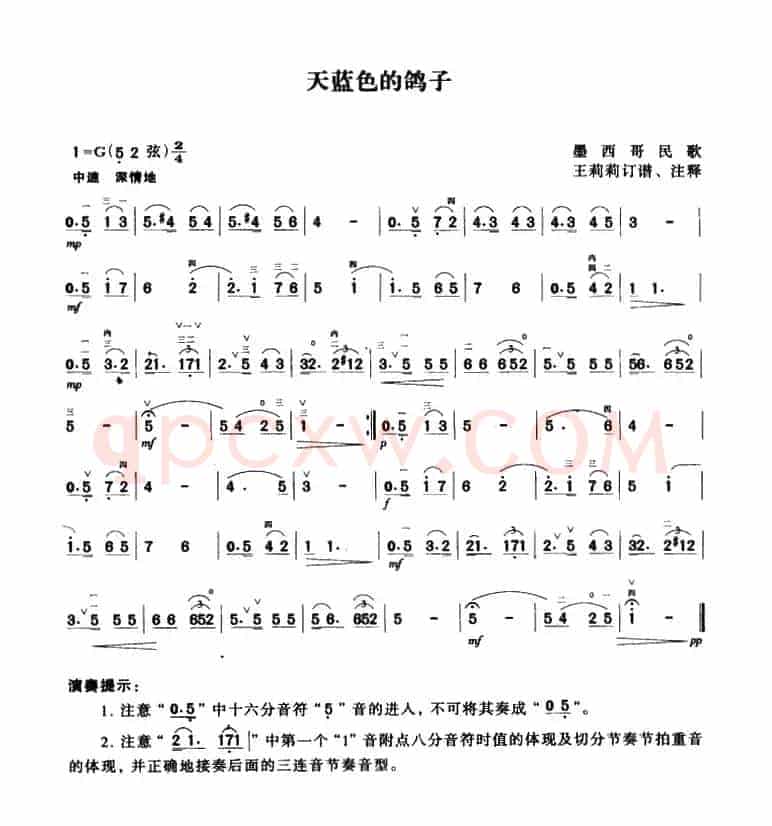 天蓝色的鸽子