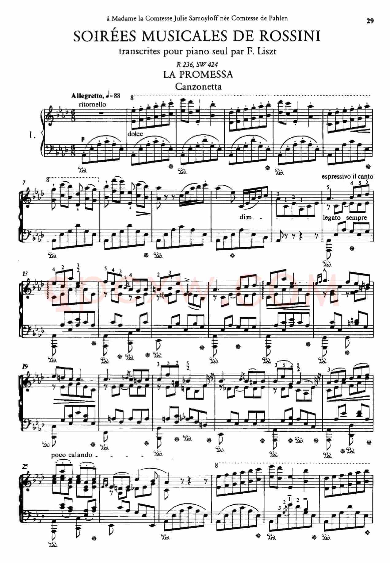 Soirées Musicales S.424(《音乐晚会(全12首)》第1首)